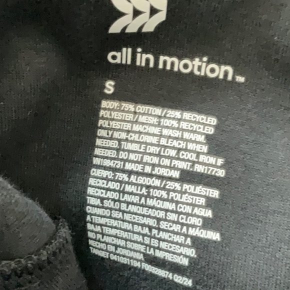 All In Motion - Men's Cotton Fleece Full Zip Hooded
Sweatshirt Size S - Picture 10 of 11